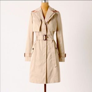NWOT Anthropologie Cartonnier Trench Coat